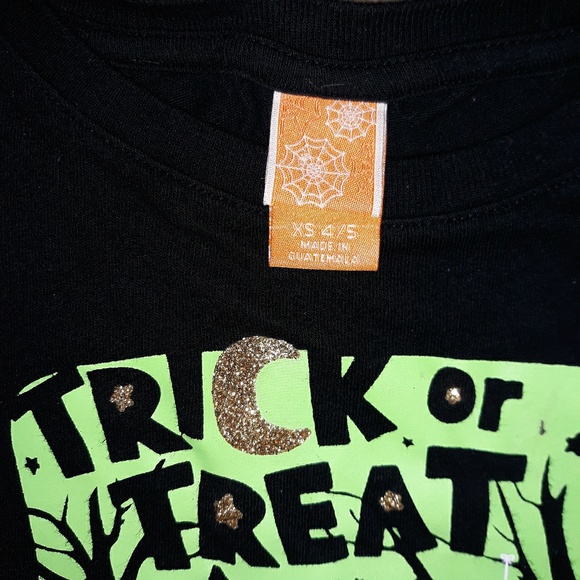 Trick or Treat Shirt Size XS 4/5 - Picture 2 of 3